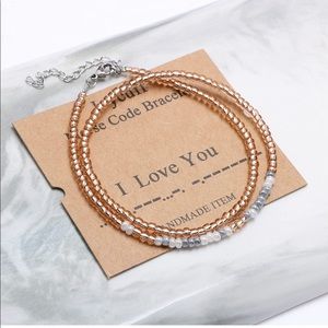 30% OFF 🍏 Inspirational Morse Code Bracelets for Women